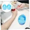 Beatifufu 4-Piece Plastic Nail Soaking Bowls, Blue view 2