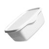 Hoement 3-Piece Wet Wipe Storage Box Set with Lids, White view 3