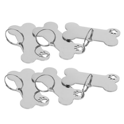 ORFOFE 18-Piece Stainless Steel Pet ID Tags for Dogs and Cats