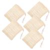 Beatifufu 2 Sets Body Exfoliating Soap Bags with Soap Holders and Foaming Net for Easy Bathing, 5 Pieces x 2 view 2
