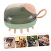 Ergonomic ABS Pet Bath Brush, Green, for Dogs view 4