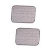 CORHAD 2-Piece Pet Cooling Mat for Dogs and Cats, Gray, 40 x 30 cm view 1