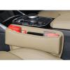 MaKeMoney Car Seat Gap Filler Organizer for Mazda CX-9 2019-2025, Front Seat Console Side Pocket, Beige view 2