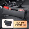 MaKeMoney Car Seat Gap Filler Organizer for Mazda CX-9 2019-2025, Front Seat Console Side Pocket, Beige view 4