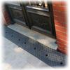 Generic Rubber Curb Ramp, Portable Vehicle Curb Ramp, Height 4–18 cm, Heavy-Duty Non-Slip Threshold Ramp, 100 × 25 × 5 cm view 1