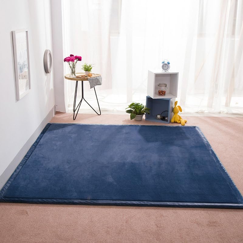 DSSHENGDS Extra-Soft 2 cm Coral Velvet Rug, Large Crawling Mat, 180 x 280 cm