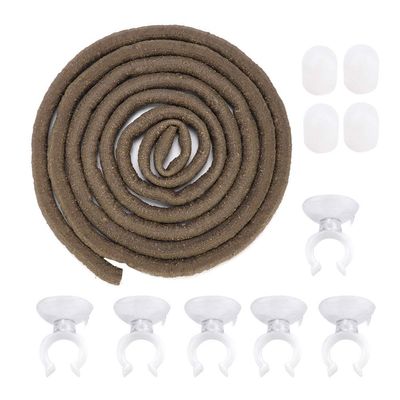Reptile Climbing Vine, Flexible Rattan Decor for Lizards, Chameleons and Geckos, Premium PU Jungle Branch (L)