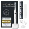 MEGASONEX M8 Ultrasonic Toothbrush Set with 5 Medium and 1 Soft Brush Head view 1
