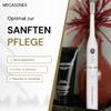 MEGASONEX M8 Ultrasonic Toothbrush Set with 5 Medium and 1 Soft Brush Head view 2