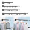 Foldable Clothes Hanger, Retractable Wall-Mounted Drying Rack view 4