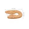 Silicone Heel Cushions, 2 Pairs, Brown, for Warm Shoes and Boots view 3
