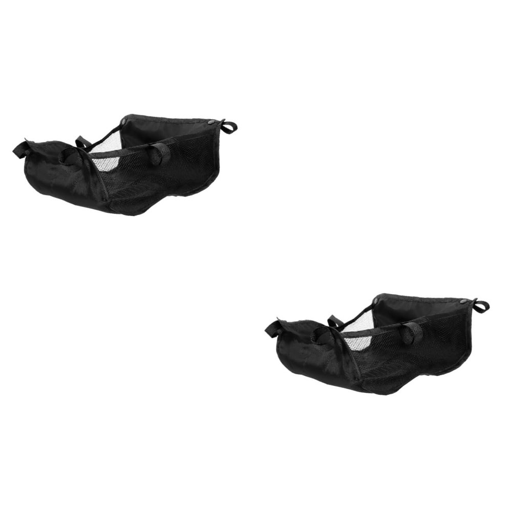 Hoement 2-Piece Stroller Organizer Mesh Baskets for Underseat Storage, Bottles and Baby Accessories
