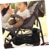 Hoement 2-Piece Stroller Organizer Mesh Baskets for Underseat Storage, Bottles and Baby Accessories view 3