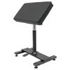 Black Heavy-Duty Tattoo Armrest Stand, Adjustable Height and Angle view 1