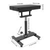 Black Heavy-Duty Tattoo Armrest Stand, Adjustable Height and Angle view 4