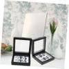 PLAFOPE 3-Piece Artificial Nail Container Set, Transparent Organizer with Acrylic Strips and Nail Tip Holder view 2