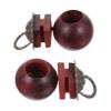 WOONEKY 2-Pack Wooden Feeding Bowls for Insects and Small Animals view 1