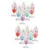 HAPINARY 12-Piece Ice Cream-Shaped Refillable Lip Balm Tubes view 1