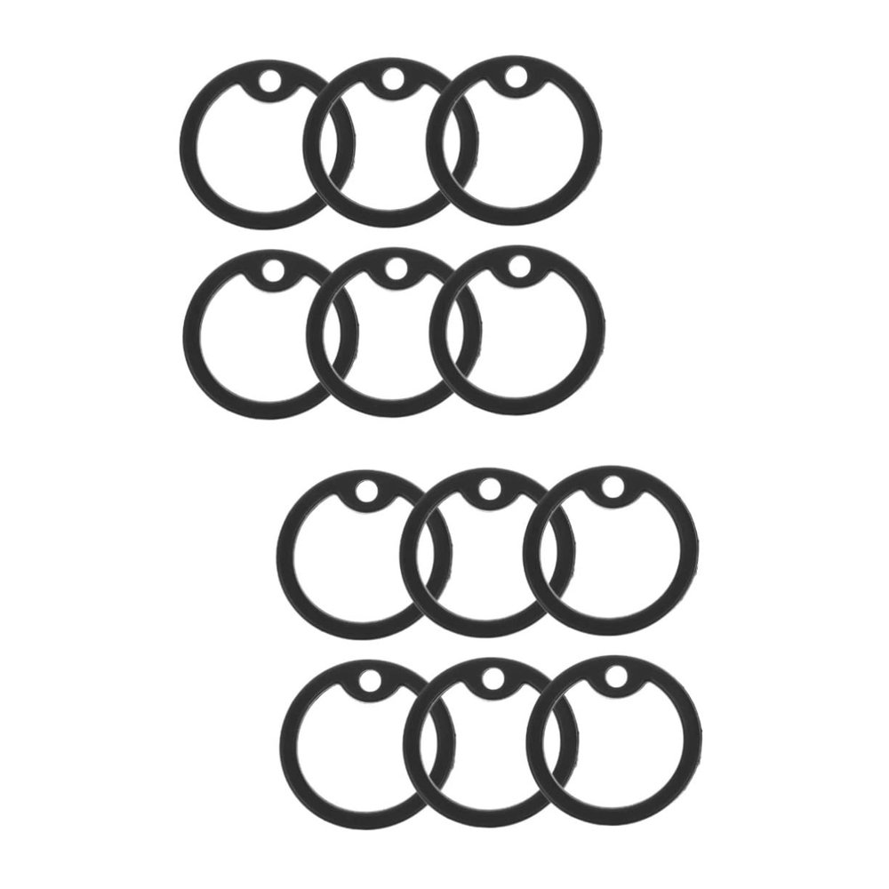 HAPINARY 12-Piece Silicone Dog Tag Covers, Noise-Reducing ID Tag Sleeves