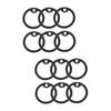 HAPINARY 12-Piece Silicone Dog Tag Covers, Noise-Reducing ID Tag Sleeves view 1