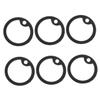 HAPINARY 12-Piece Silicone Dog Tag Covers, Noise-Reducing ID Tag Sleeves view 3