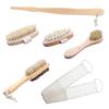 PLAFOPE Spa Shower Brushes, 6-Piece Body Brush Set with Hooks view 1