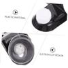 Parliky Black Plastic Reptile Food and Water Bowl with Double-Cup Design view 3