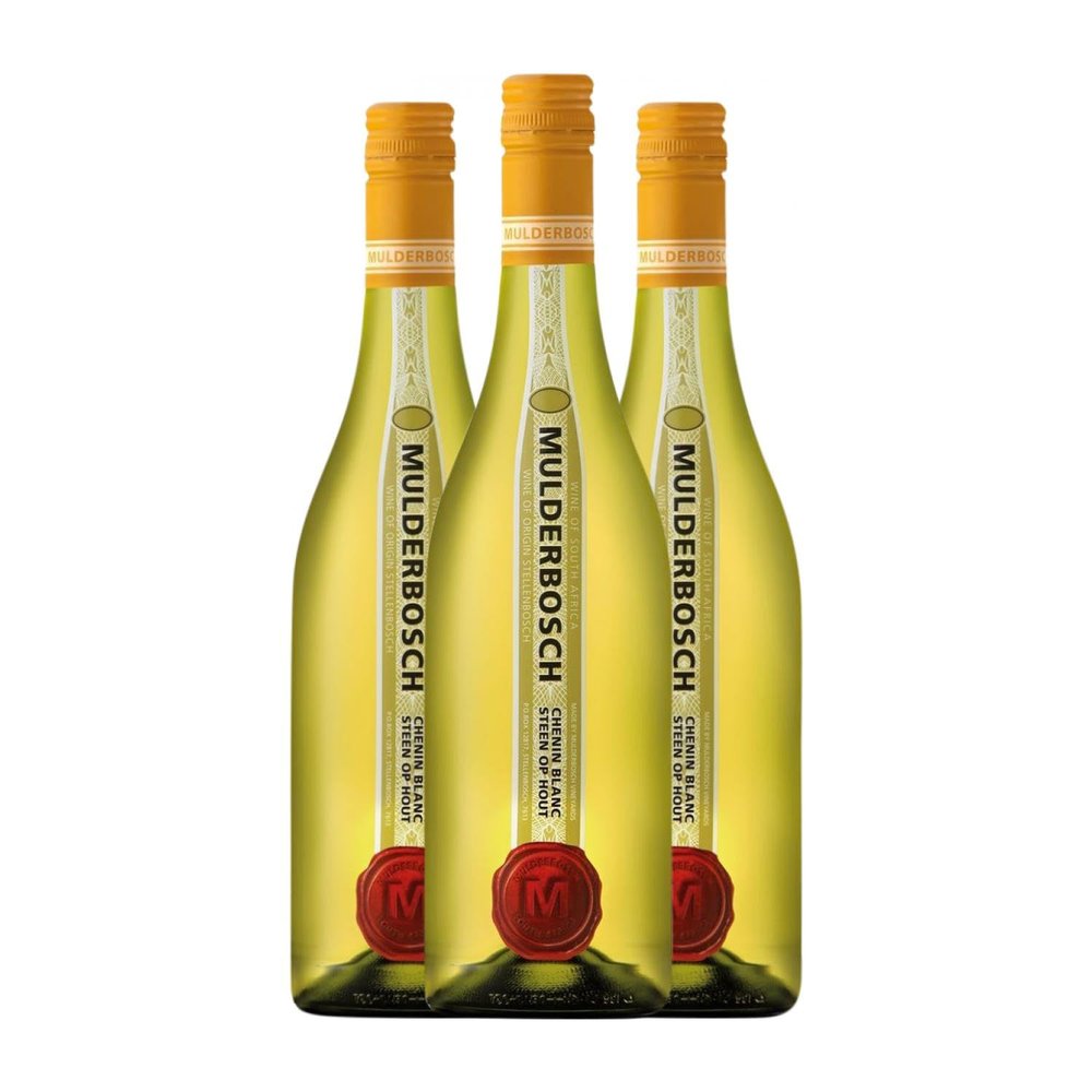 Mulderbosch Steen op Hout Chenin Blanc Western Cape White Wine, 750 mL (3 Bottles)