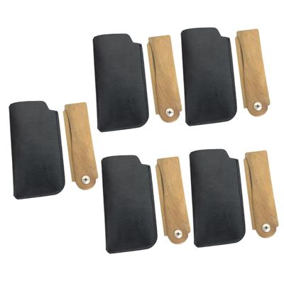 HAPINARY Folding Wooden Hair Comb with Case