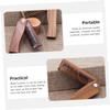HAPINARY Folding Wooden Hair Comb with Case view 2