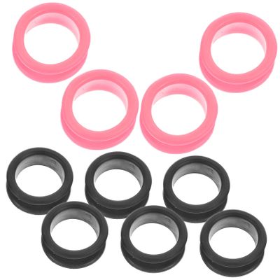 WOONEKY 10-Pack Silicone Scissor Finger Protectors