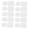 PLAFOPE White Plastic Eyelash Glue Trays, 40-Pack view 1