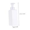 2-Pack PETG Foaming Bottles for Shampoo and Shower Gel, White, Travel view 3