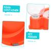 BELLIFFY 1-Piece Automatic Water Dispenser for Cats and Dogs, Non-Slip Pet Food Bowl, Lightweight, Compact and Shatter-Resistant for Travel view 2