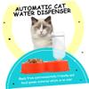 BELLIFFY 1-Piece Automatic Water Dispenser for Cats and Dogs, Non-Slip Pet Food Bowl, Lightweight, Compact and Shatter-Resistant for Travel view 3
