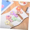 HONMEET Flower Pattern Hair Ties, 6-Pack, Colorful view 2