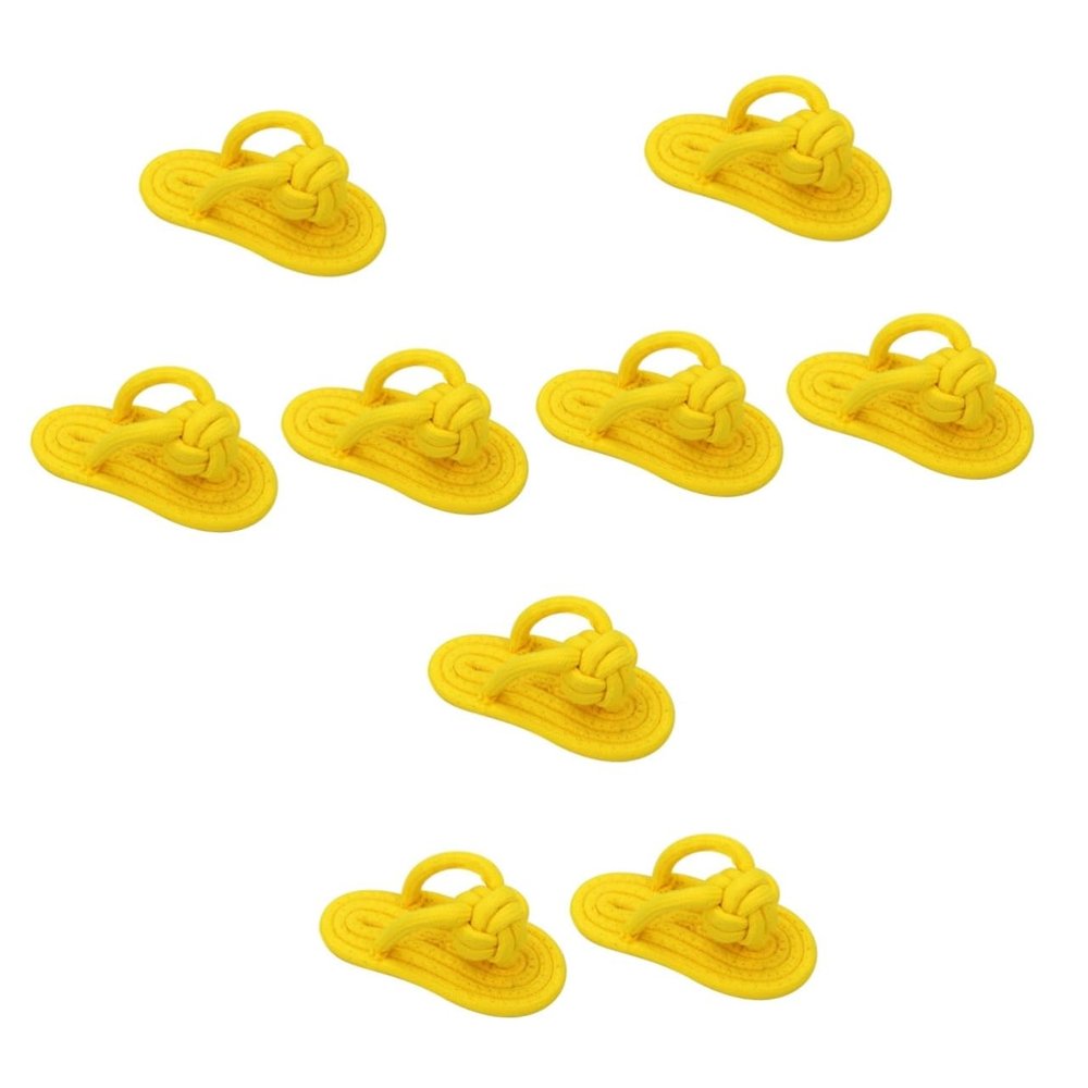 HANABASS 3-Pair Cotton Rope Slipper Chew Toys for Small and Medium Dogs