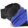 BELLIFFY Blue Stretch Fabric Dog Ear and Neck Protector for Bathing, Grooming, and Noise Protection view 2