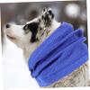 BELLIFFY Blue Stretch Fabric Dog Ear and Neck Protector for Bathing, Grooming, and Noise Protection view 3