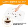 LDYOEN Dog & Cat Bowl Mat - Non-Slip Silicone view 3