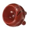 Brown Ceramic Dog Bowl for Food and Water view 1