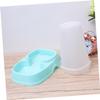 Parliky 2-Piece Automatic Cat and Dog Feeder and Water Dispenser for Single or Multiple Pets view 2