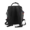 HJLUUFT Cute Moth Paaleras Para Bebe Diaper Bag Backpack, Durable Baby Changing Bag for Moms and Dads, Black, One Size view 2