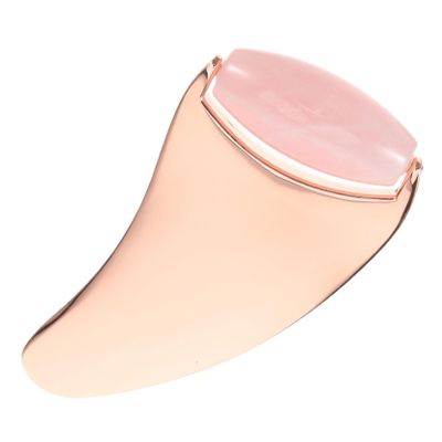 BELLIFFY Facial Massage Tool with Jade Roller and Gua Sha, Anti-Aging Tool for Skin Firming and Relaxation, for Use with Creams