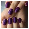24-Piece Wine Red Short Square Press-On Nail Tips, Color 4 view 1