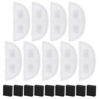 Cat Water Fountain Filters, Triple Filtration, Dirt & Hair Removal, for WF20/CF20 (9+9)