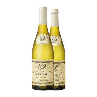Louis Jadot Couvent des Jacobins Blanc Chardonnay Bourgogne White Wine, 2 x 75 cl