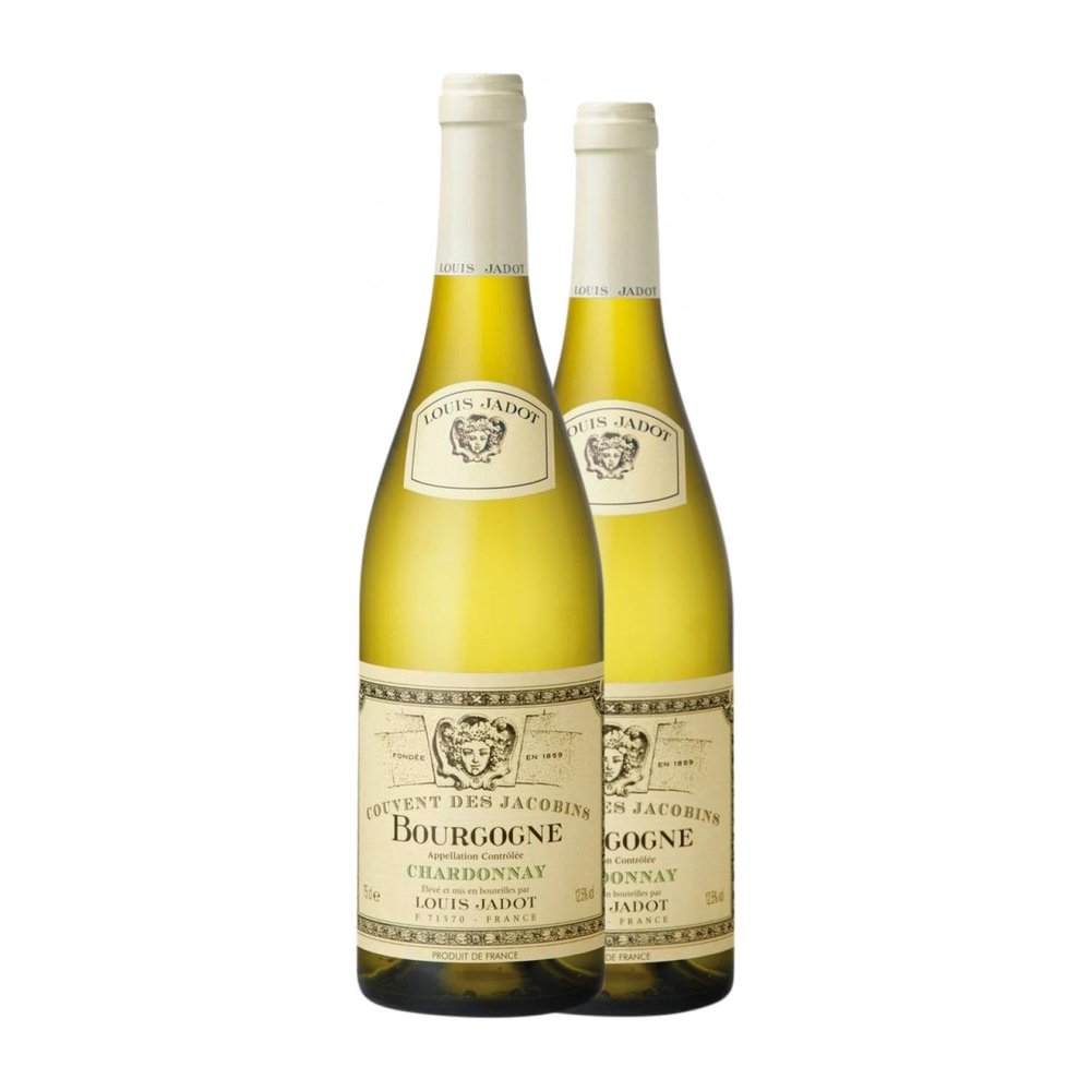 Louis Jadot Couvent des Jacobins Blanc Chardonnay Bourgogne White Wine, 2 x 75 cl
