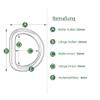 Ganzoo D-Ring Set 10x Steel view 3