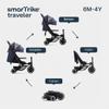 smarTrike Traveler Active Stroller for Children Ages 4 Months to 6 Years, Midnight Blue view 2
